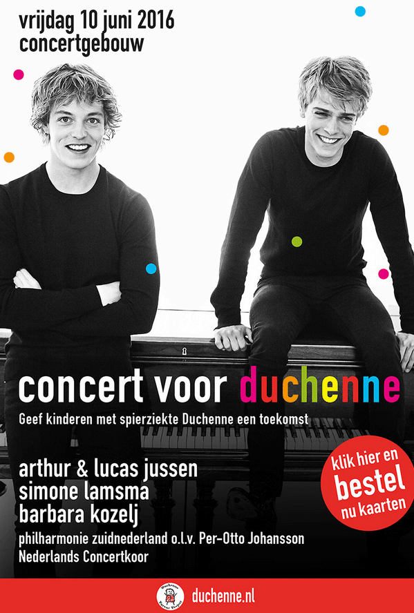 Benefietconcert Duchenne in Concertgebouw