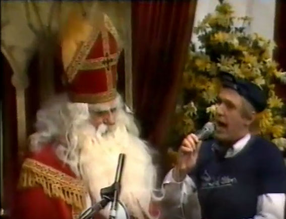 Sinterklaasintocht met Ome Willem in 1984