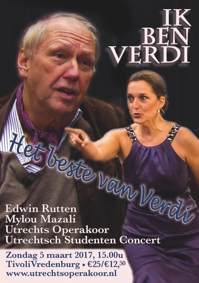 Edwin in de rol van Verdi
