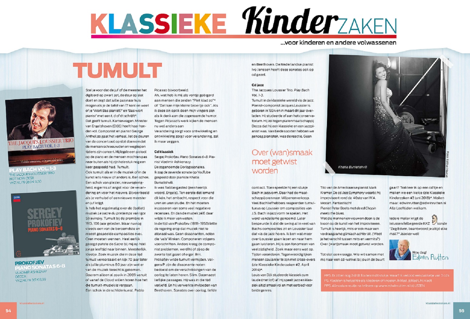 Nieuwe column Klassieke Kinderzaken