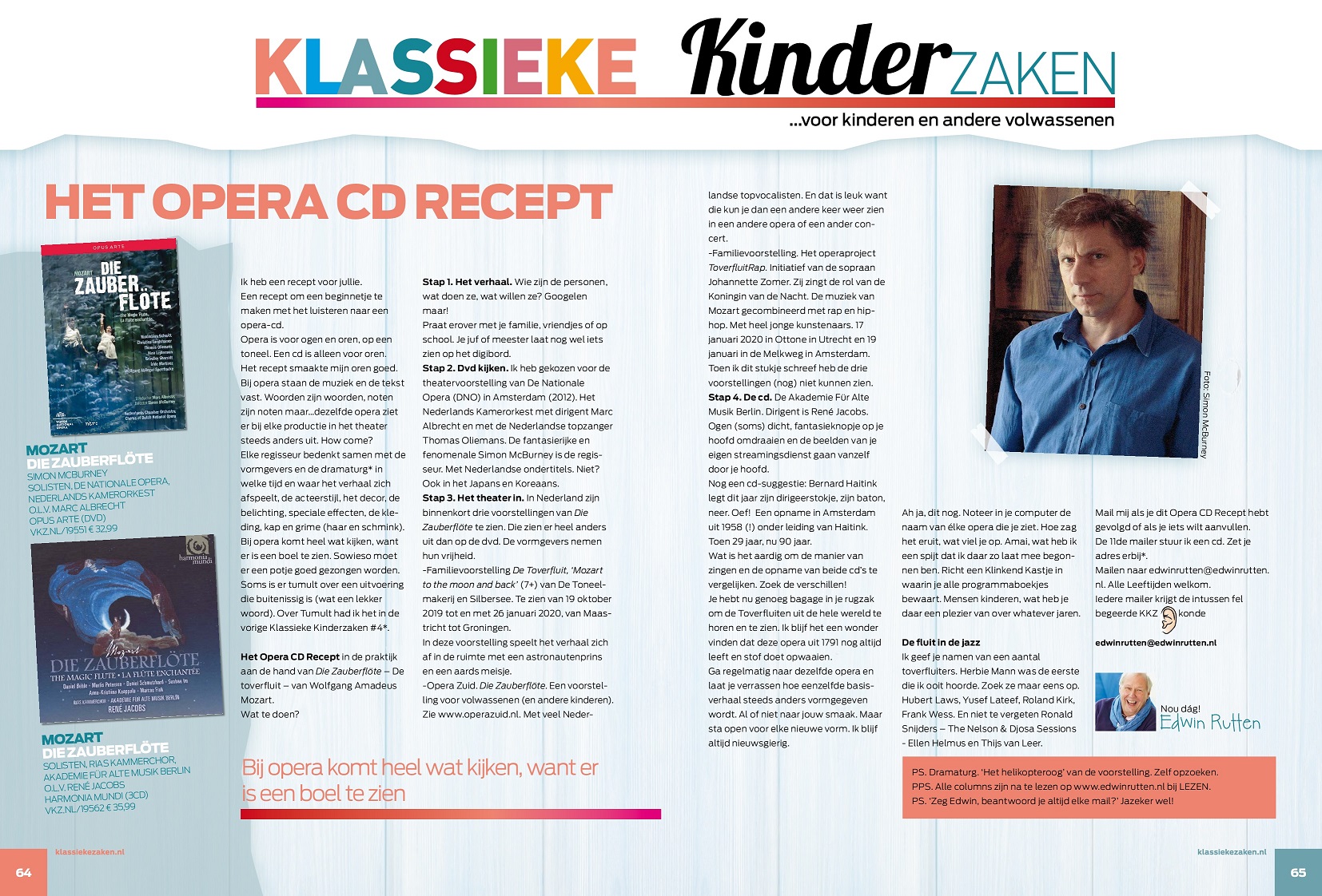 Nieuwe column Klassieke Kinderzaken